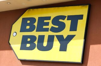 Best Buy 3-Day sale, yellow Best Buy storefront logo