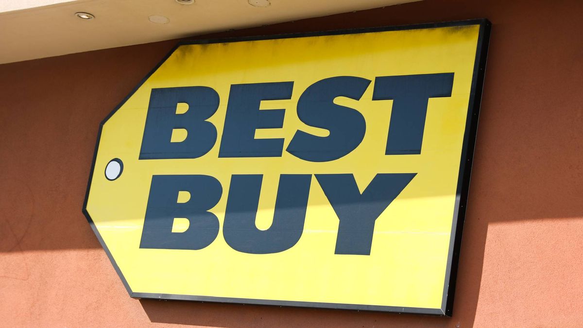 Best Buy 3-Day sale, yellow Best Buy storefront logo