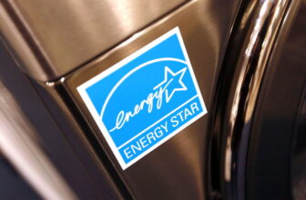 energy star label on a refrigerator