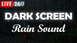 Rain sounds for sleeping BLACK SCREEN – Pure rain sounds for Stress-free, Sleeping, Finding out