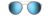 Maui Jim Men’s and Women’s Even Keel Polarized Fashion Sunglasses, Brushed Silver w/ Powder Blue/Blue Hawaii, Medium