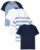 The Children’s Place 4 Pack Boys Short Sleeve Fashion Top, Multi Clr 4-Pack, Small (5/6)