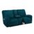 ULTICOR Ultimate Decor Reclining Love Seat with Middle Console Slipcover, 8-Piece Velvet Stretch Loveseat Reclining Sofa Covers, 2 seat Love seat Recliner Cover, Thick, Soft, Washable, (Deep Teal)