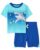 The Children’s Place Baby and Toddler Boys Sleeve Fashion Top and Shorts Set 2-Pack, Renew Blue, 12-18 Months