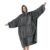 FestiCorp Oversized Blanket Hoodie for Adults – Extra Long Wearable Sweatshirt with Giant Sleeve, Hood and Pocket