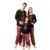 ANGELGGH Matching Family Christmas Pajamas Sets, Holiday PJs with Top and Pants, Cute 2 Piece Sleepwear for Couples/Women/Men (Women, S, Red Black Believe)