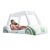 FUNBOY Giant Inflatable Luxury Golf Cart Pool Float, Two Cup Holders, Removable Fringe Shade, Float for Summer Pool Party and Entertainment