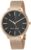 Nine West Women’s Japanese Quartz Dress Watch with Stainless Steel Strap, Rose Gold, 20 (Model: NW/1980GYRG)