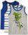 The Children’s Place Baby Toddler Boys Sleeveless Fashion Tank Top, Stripes/Geography/Solid 3-Pack, 2T