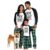 IFFEI Matching Family Pajamas Sets Christmas PJ’s Letter Print Top and Plaid Pants Sleepwear 6-7 Years