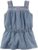 Carter’s Baby Girls’ Woven Fashion Top 235g261, Denim, 24 Months