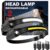 Rechargeable Headlamp【2 Pack】, Rechargeable Head Lamp LED, Super Bright HeadLamps for Adults 230° Wide Beam Camping Head Light for Head 5 Modes Type-C Charging for Hardhat Light, Running, Repairing