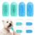 LDIIDII Dog Toothbrush Dog Tooth Brushing Kit 4 Pack Dog Finger Toothbrush for Dog Teeth Cleaning&Dog Dental Care,Dog Tooth Brush Pet Toothbrush Finger Tooth Brush for Medium Large Dog