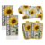 Franco Kitchen Designers Soft and Absorbent Cotton Towels with Pot Holders and Oven Mitt Linen Set, 5 Piece, Sunflower Country