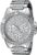 GUESS Stainless Steel Crystal Embellished Bracelet Watch with Day, Date + 24 Hour Military/Int’l Time. Color: Silver-Tone (Model: U0799G1)