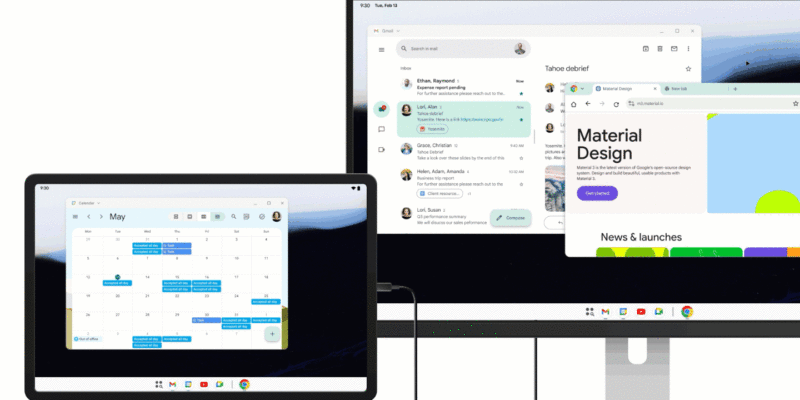 Enhanced Android desktop experiences with related shows