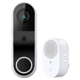 Kasa KD110 Sensible Video Doorbell with Chime Appropriate with Alexa and Google Assistant